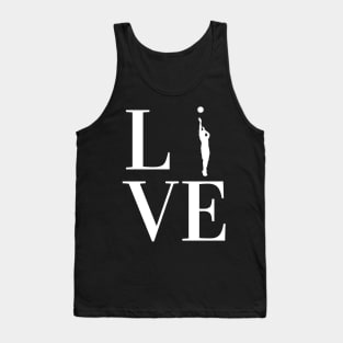 I love basketball Tank Top